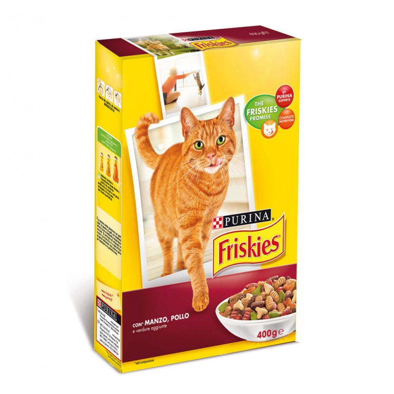friskies crunchies beef/chicken/vegetables gr.400
